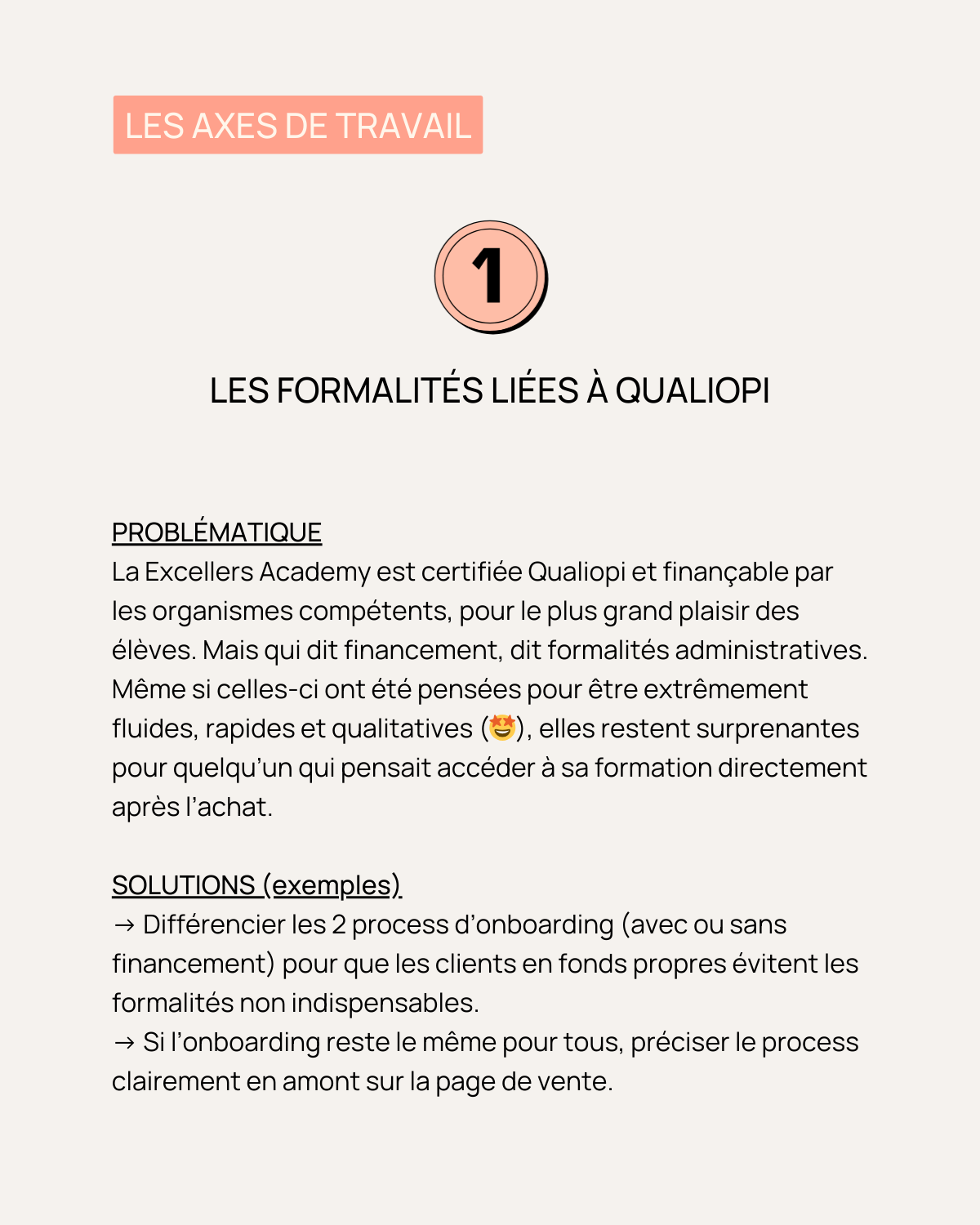 Usecase Excellers Academy